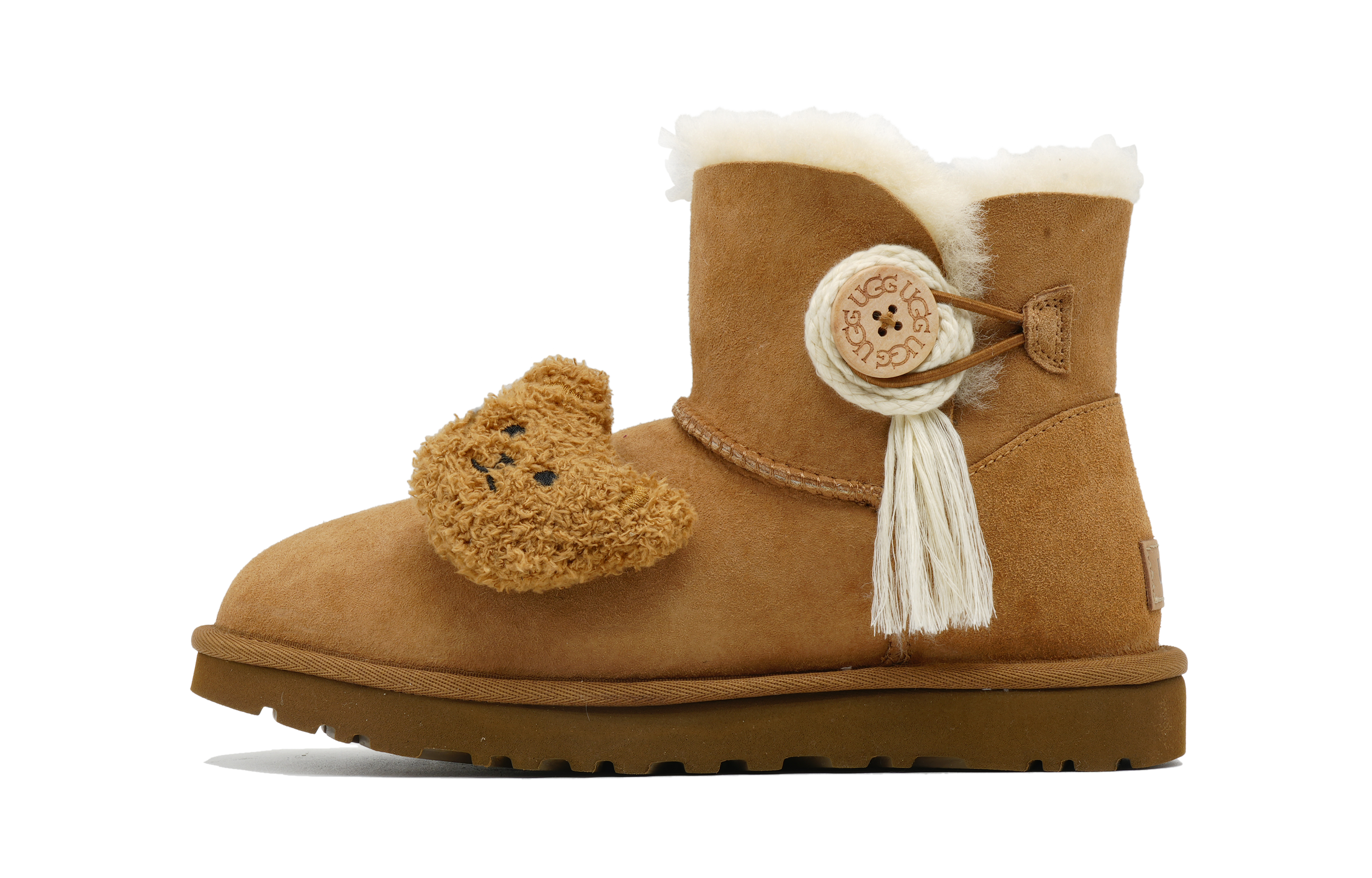 Ботинки короткие UGG Mini Bailey Bow II Cool Play, песочный