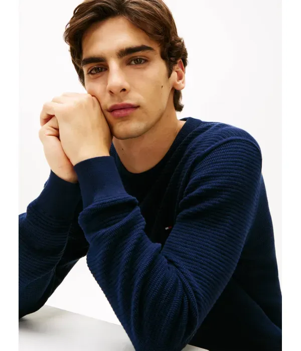 Сезонный свитер regular fit Tommy Hilfiger, темно-синий — фото 4