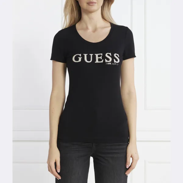 

Футболка стандартного кроя Guess, черный