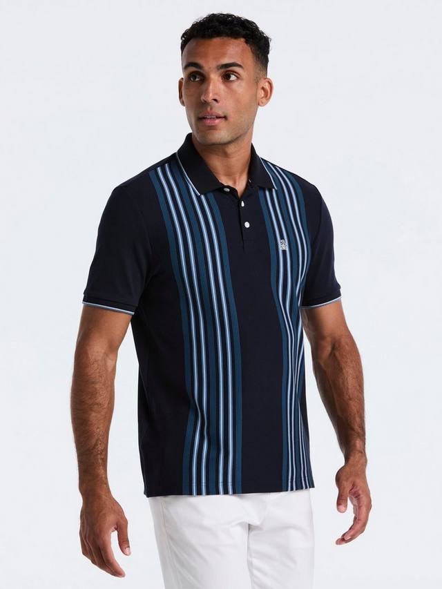 

Органическая хлопковая поло с коротким рукавом в полоску Original Penguin