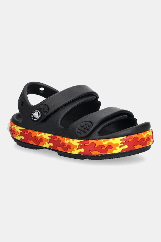 

Детские сандалии Crocband Flames Sandal T Crocs, черный