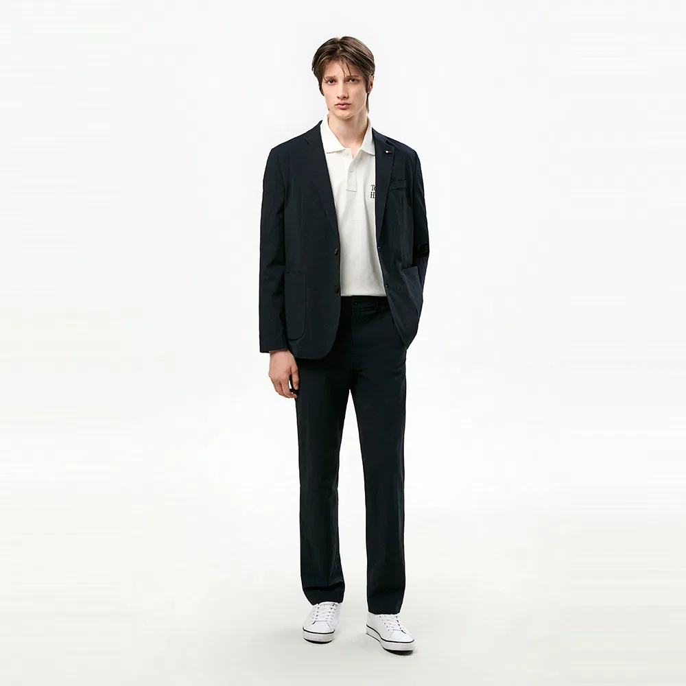 Мужские текстурированные брюки Denton тёмно-синие от Tommy Hilfiger