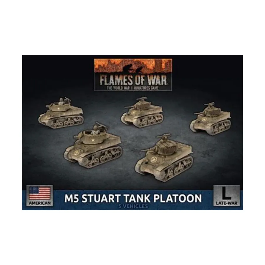 

Танковый взвод М5 Стюарт, Flames of War - WWII - United States - Tanks (4th Edition)