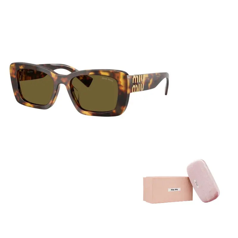 

MIU MIU Солнцезащитные очки квадратной формы, Tortoiseshell