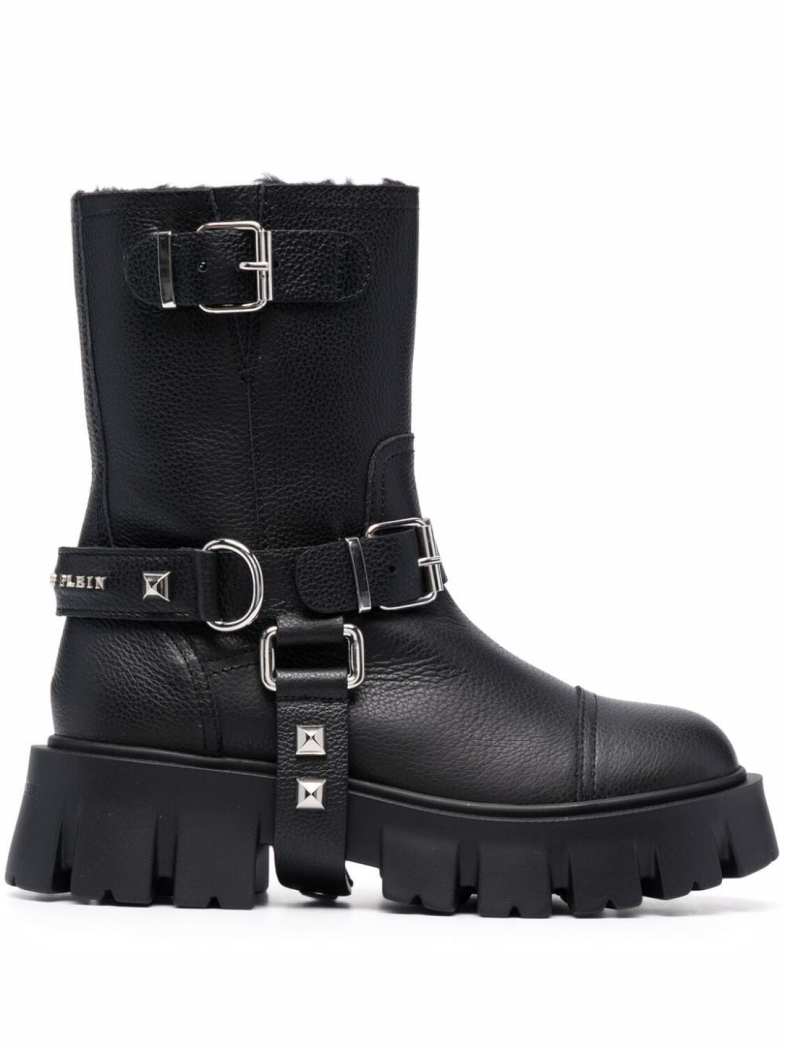 

Массивные ботинки с заклепками Philipp Plein, черный