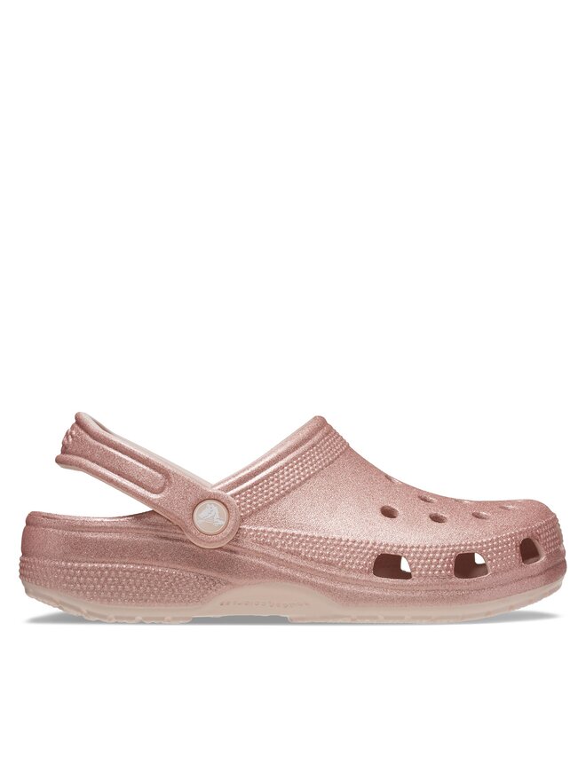 Мюли Classic Glitter Clog Quartz 205942 Crocs, розовый