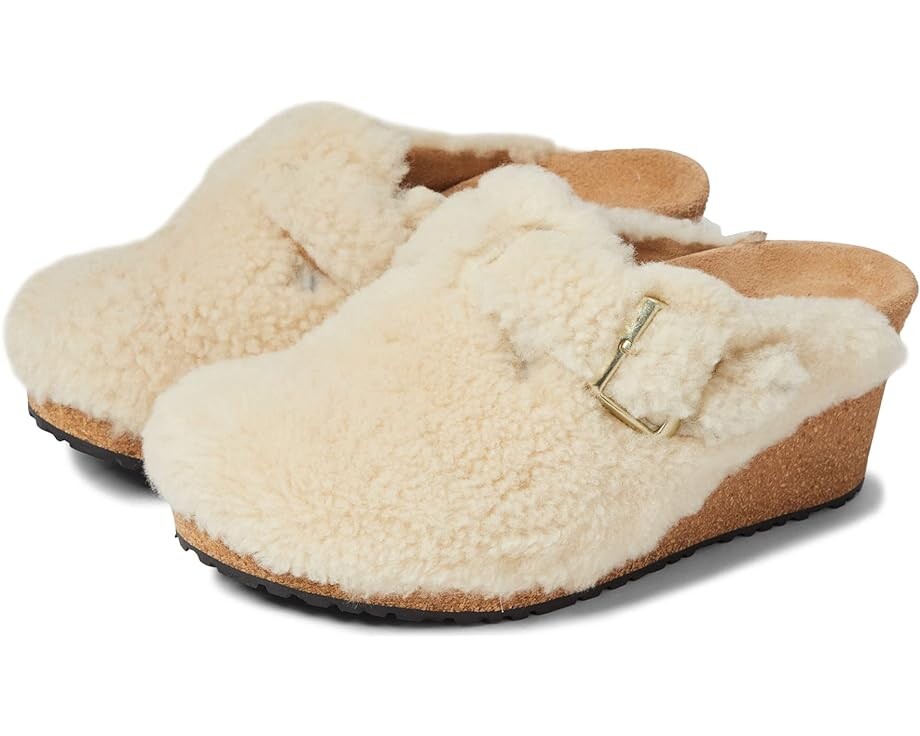 

Туфли Birkenstock Fanny Teddy, цвет Eggshell Shearling