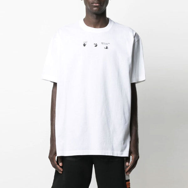 Футболка ss21 alphabet printing short sleeve loose fit white Off-White, белый — фото 2