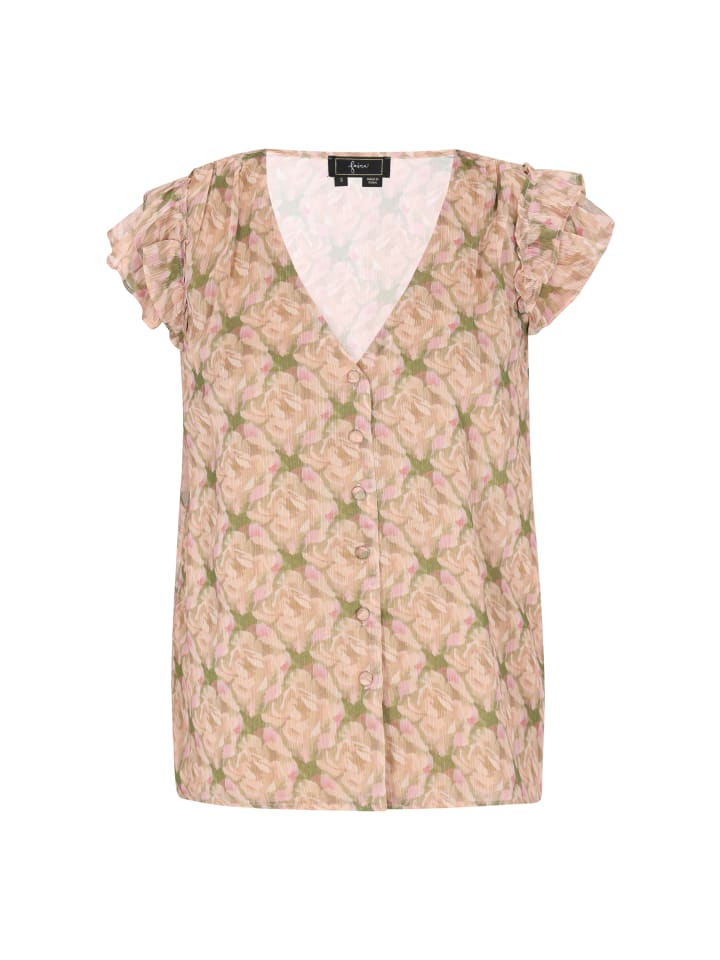 

Блузка faina, цвет beige multicolor