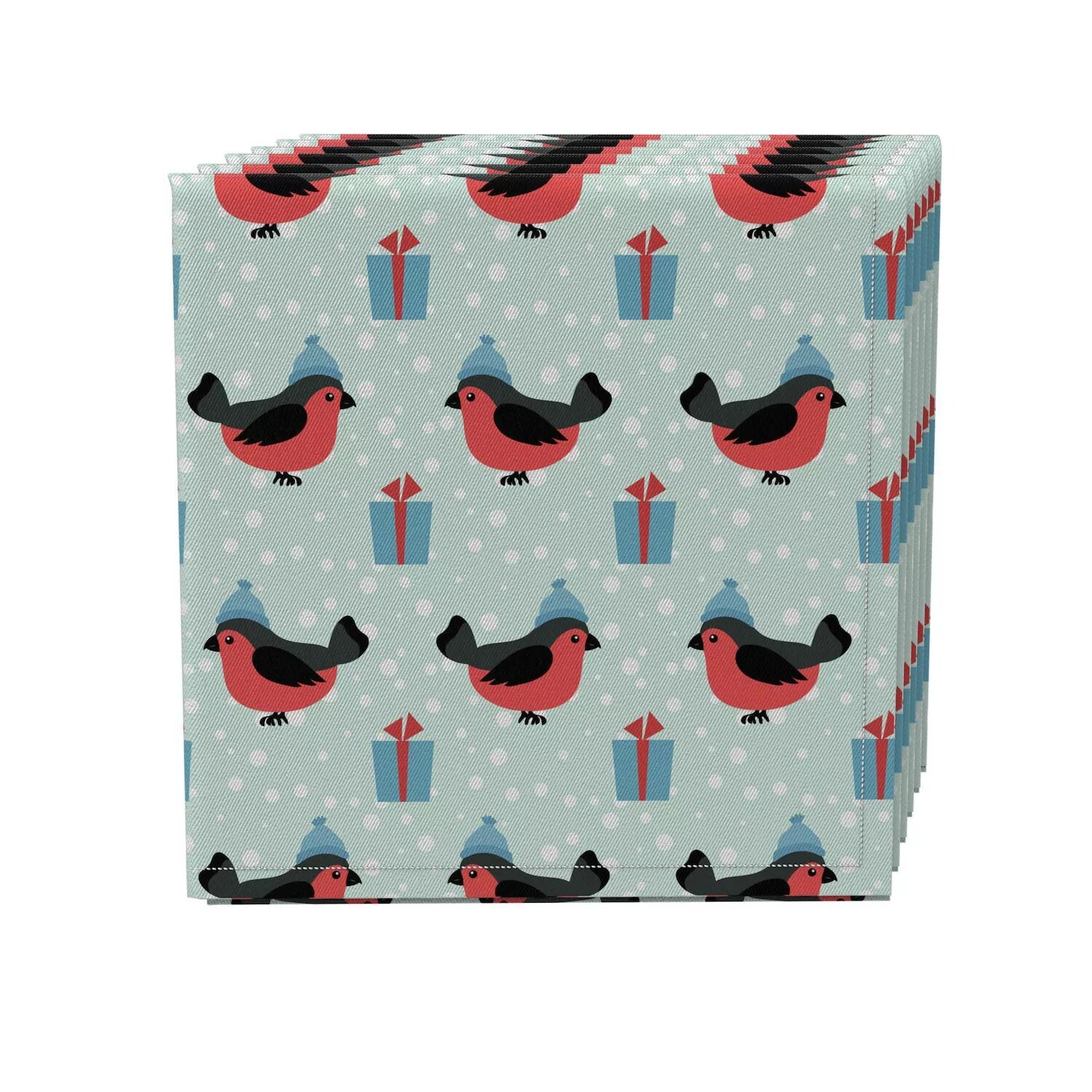 

Набор салфеток из 4 шт., 100 % хлопок, 20x20 дюймов, Winter Cardinals & Presents