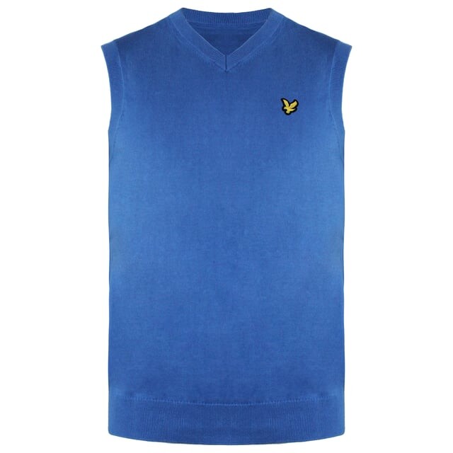 

Гольф мужской синий жилет Lyle & Scott, синий