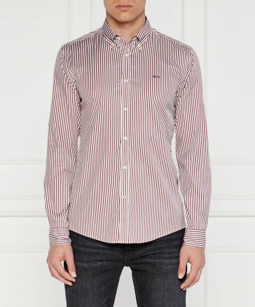

Рубашка Роан Slim fit Boss, красный