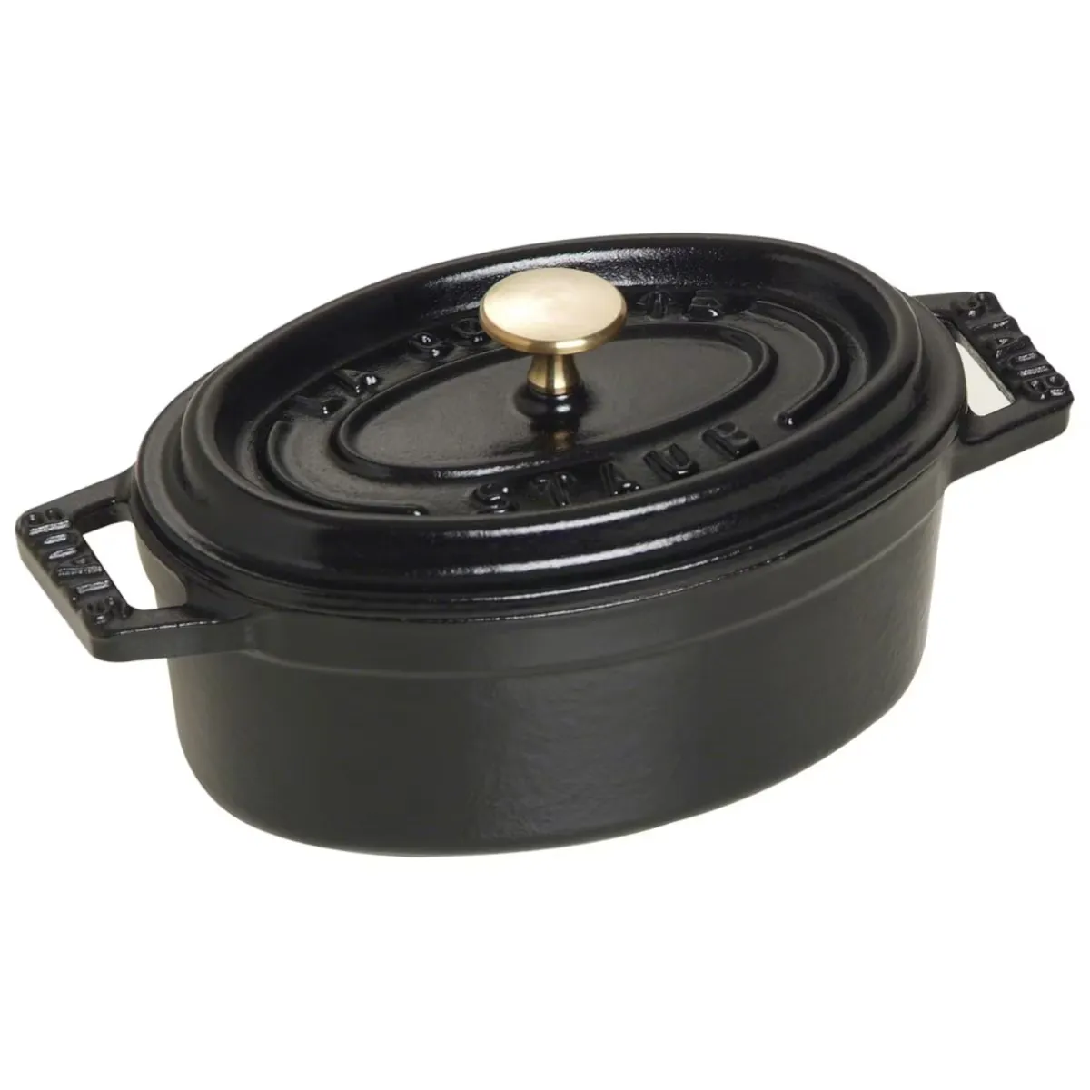 

Овальный кокот Staub Mini Oval, чугун, 0.25 л, 11 см, черный