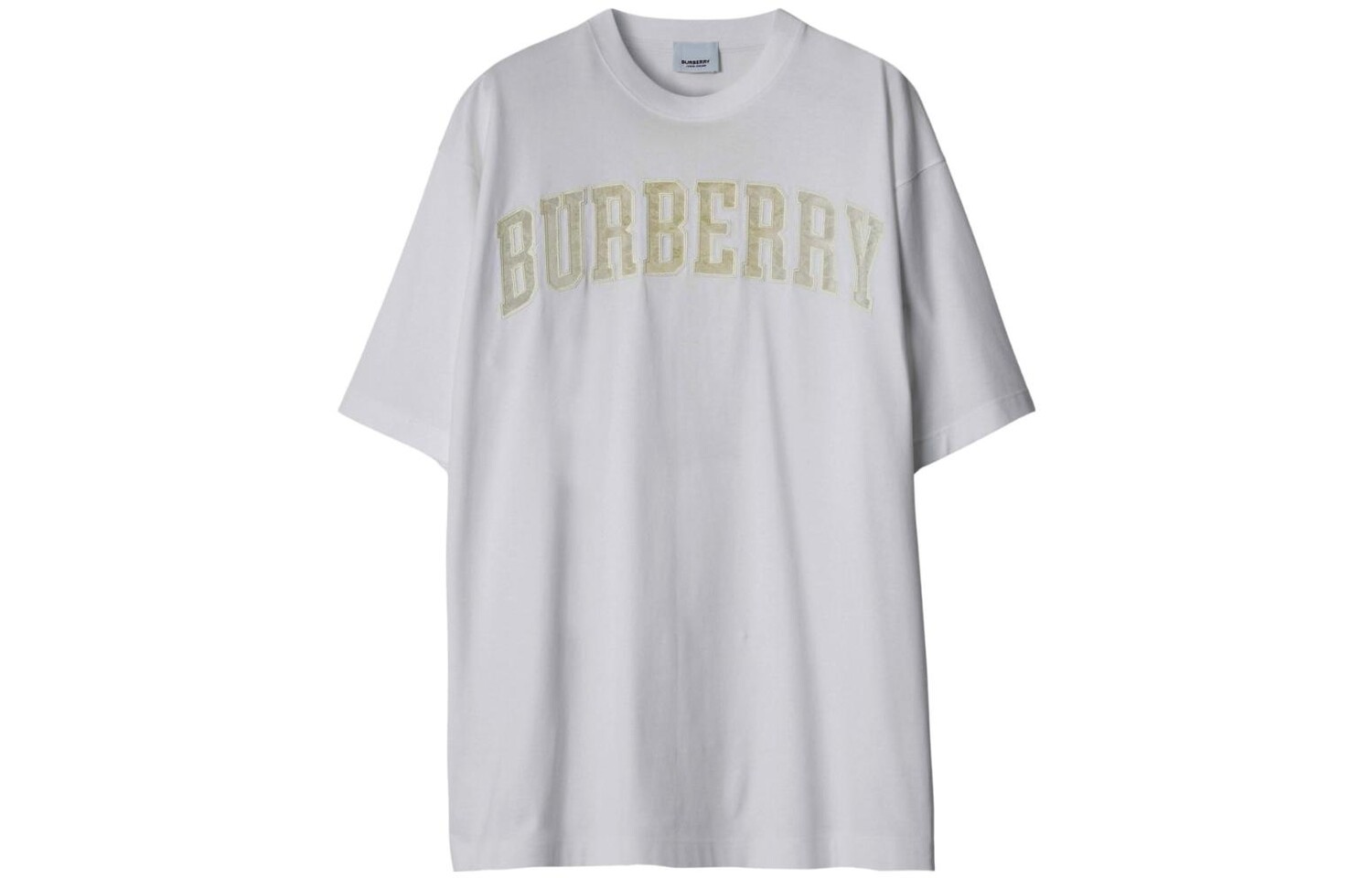 

Футболка женская Burberry с логотипом, белый / золотой