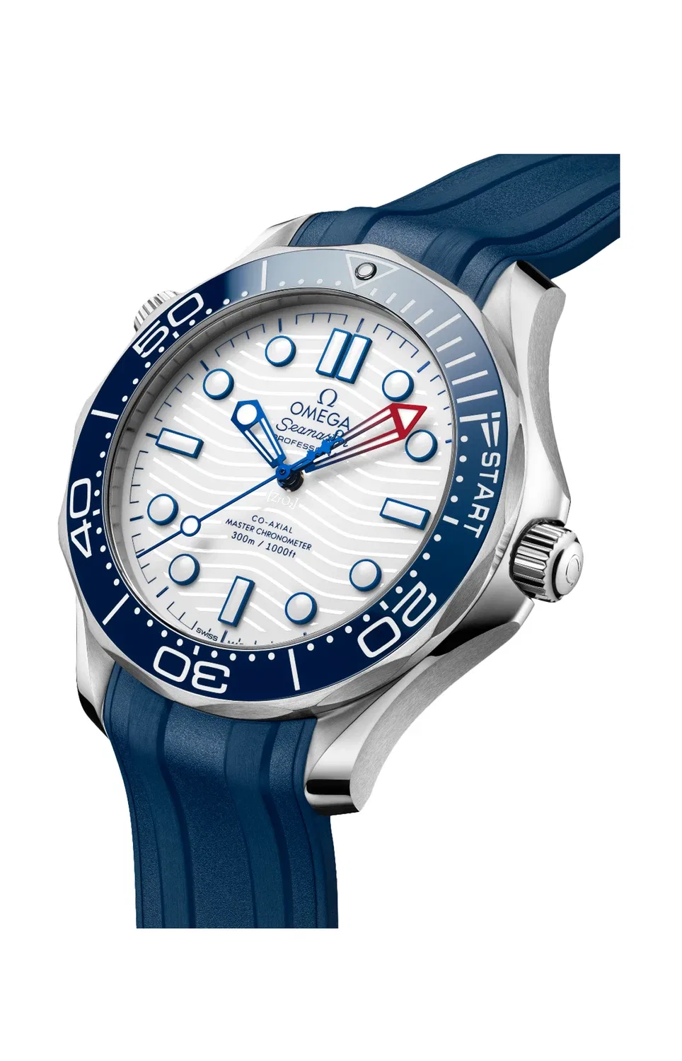SEAMASTER DIVER 300M 42 ММ, СТАЛЬ НА РЕЗИНОВОМ РЕМЕШКЕ - 210.32.42.20.04.002 OMEGA, серебряный — фото 3