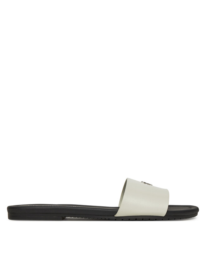 Мюли Flat Sandal Slide Mg YW0YW01697 Calvin Klein Jeans, белый