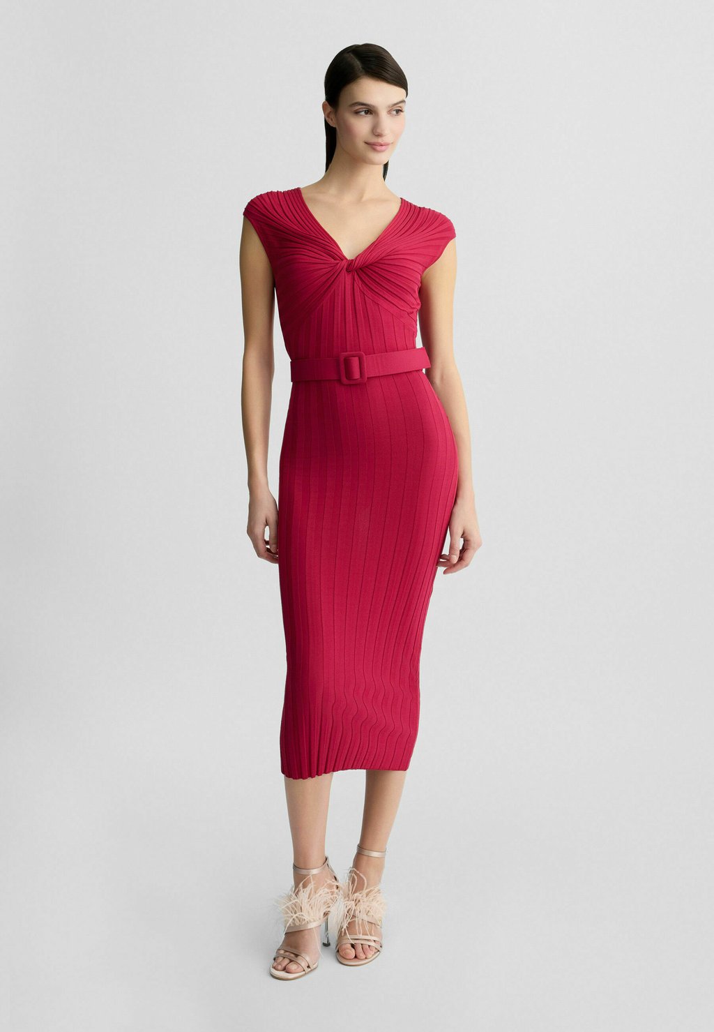 

Платье-джемпер WITH BELT - Shift dress LIU JO, цвет Berry