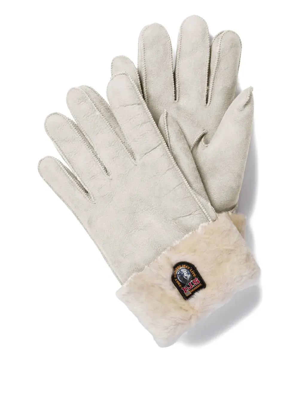 

Перчатки с меховыми манжетами Parajumpers, серый