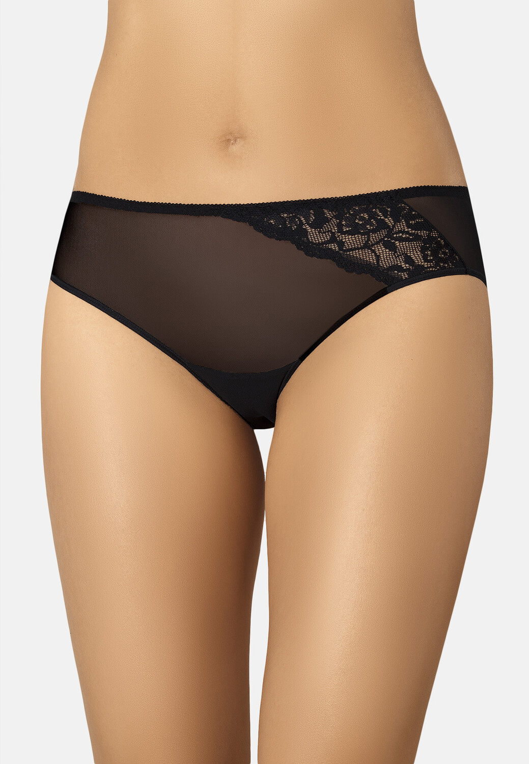 

Трусы Teyli Mesh mit floraler Spitze Susie, черный