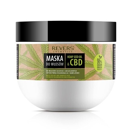 

Маска для волос REVERS COSMETICS с натуральным маслом CBD для сухих и поврежденных волос