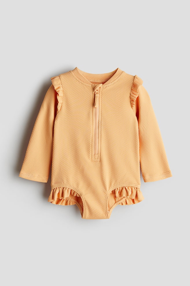 

Купальник с длинными рукавами H&M, оранжевый