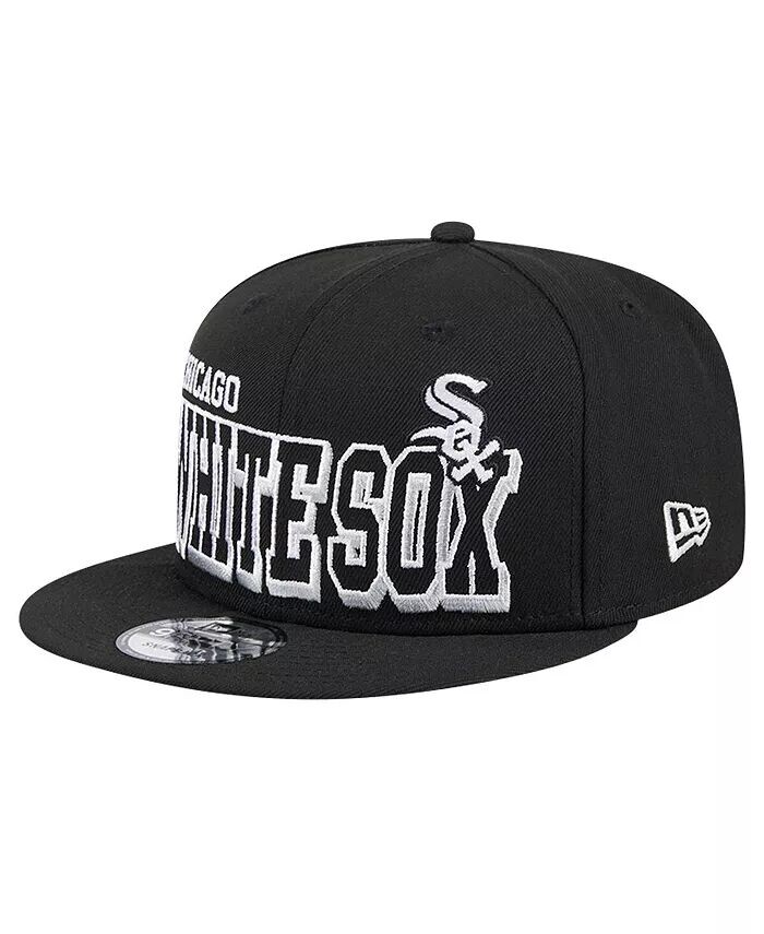 

Мужская черная кепка Chicago White Sox Game Day Bold 9FIFTY Snapback New Era, черный