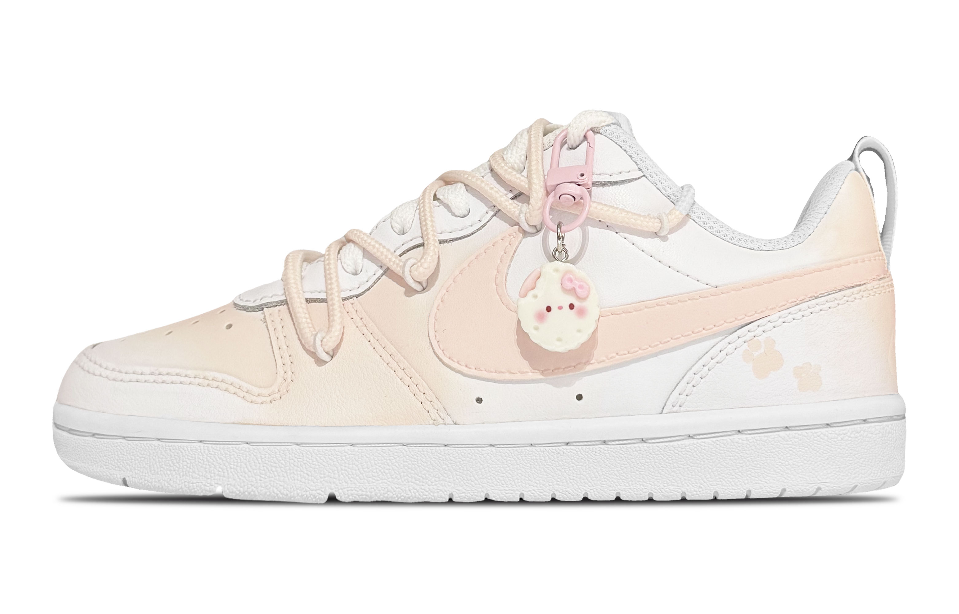 

Кроссовки для скейтбординга Court Borough с устойчивостью к истиранию, противоскользящей подошвой и амортизацией, низкие, для детей и подростков Nike, Skin