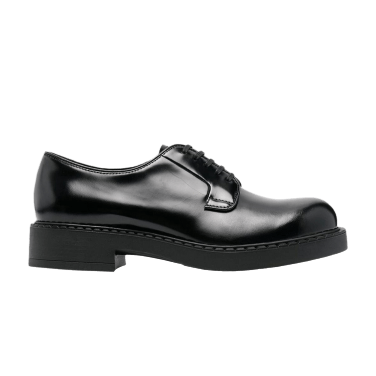 

Кроссовки Prada Lace Up Derby 'Black', черный