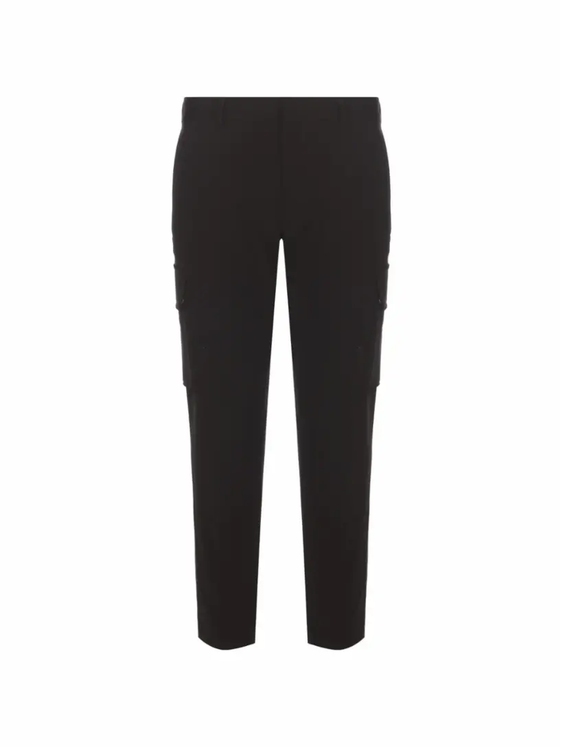 

Хлопковые брюки карго Pantaloni Torino, черный