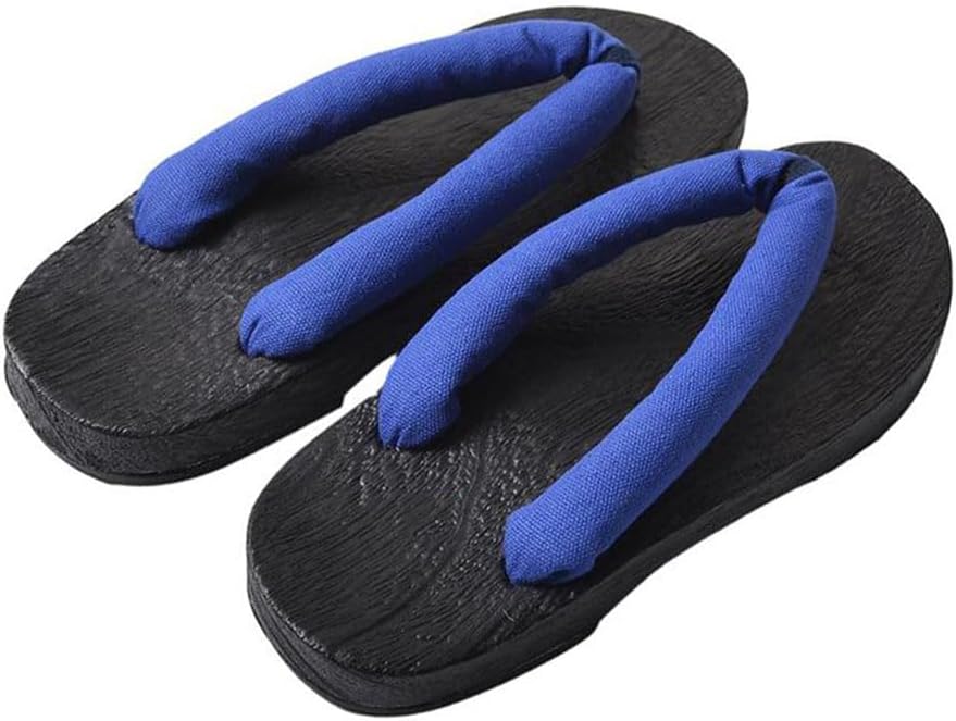 

Традиционные японские сабо гета, сандалии на плоской противоскользящей подошве, модные летние пляжные тапочки Chewyz, синий