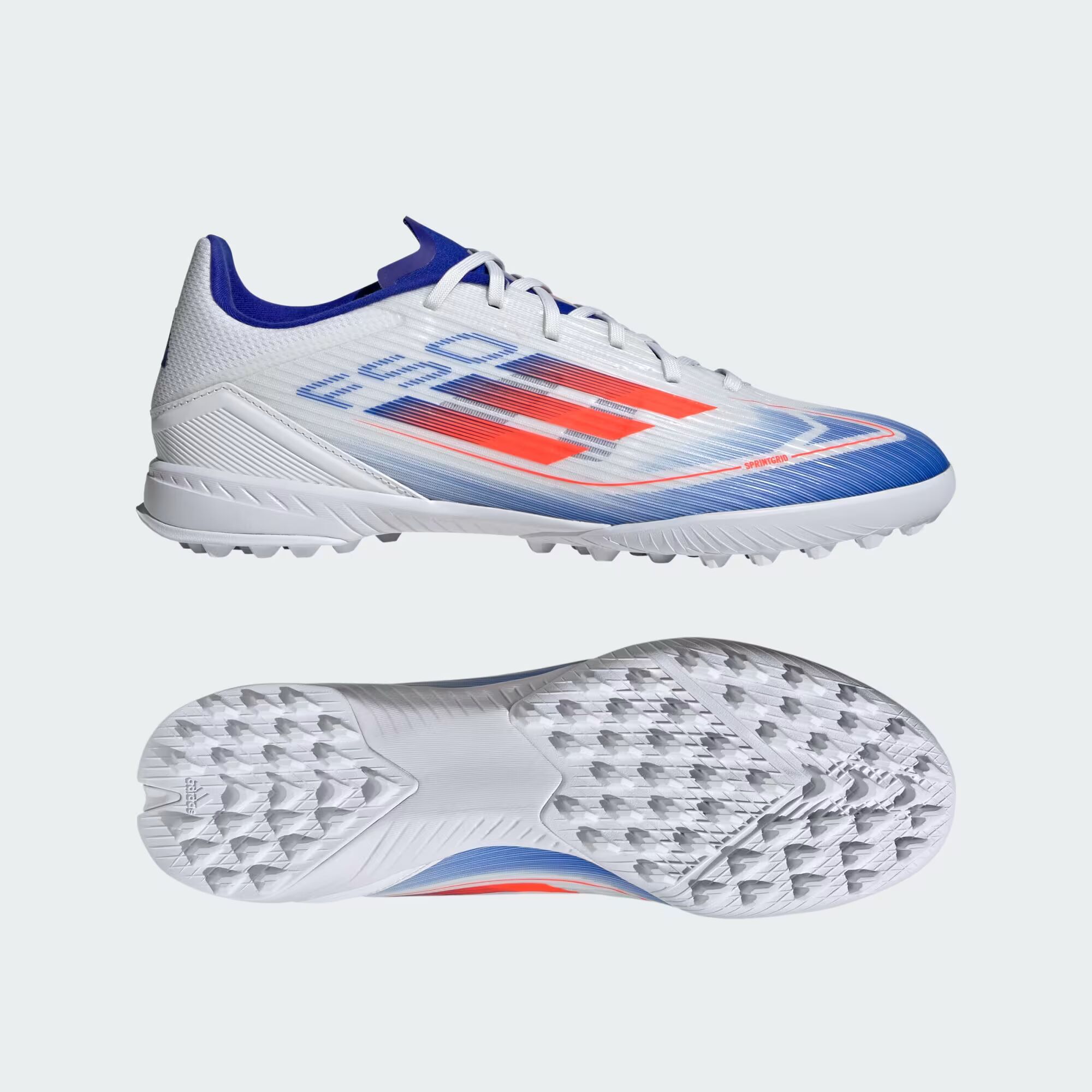 

Футбольные бутсы F50 League Turf Adidas, цвет Cloud White/Solar Red/Lucid Blue