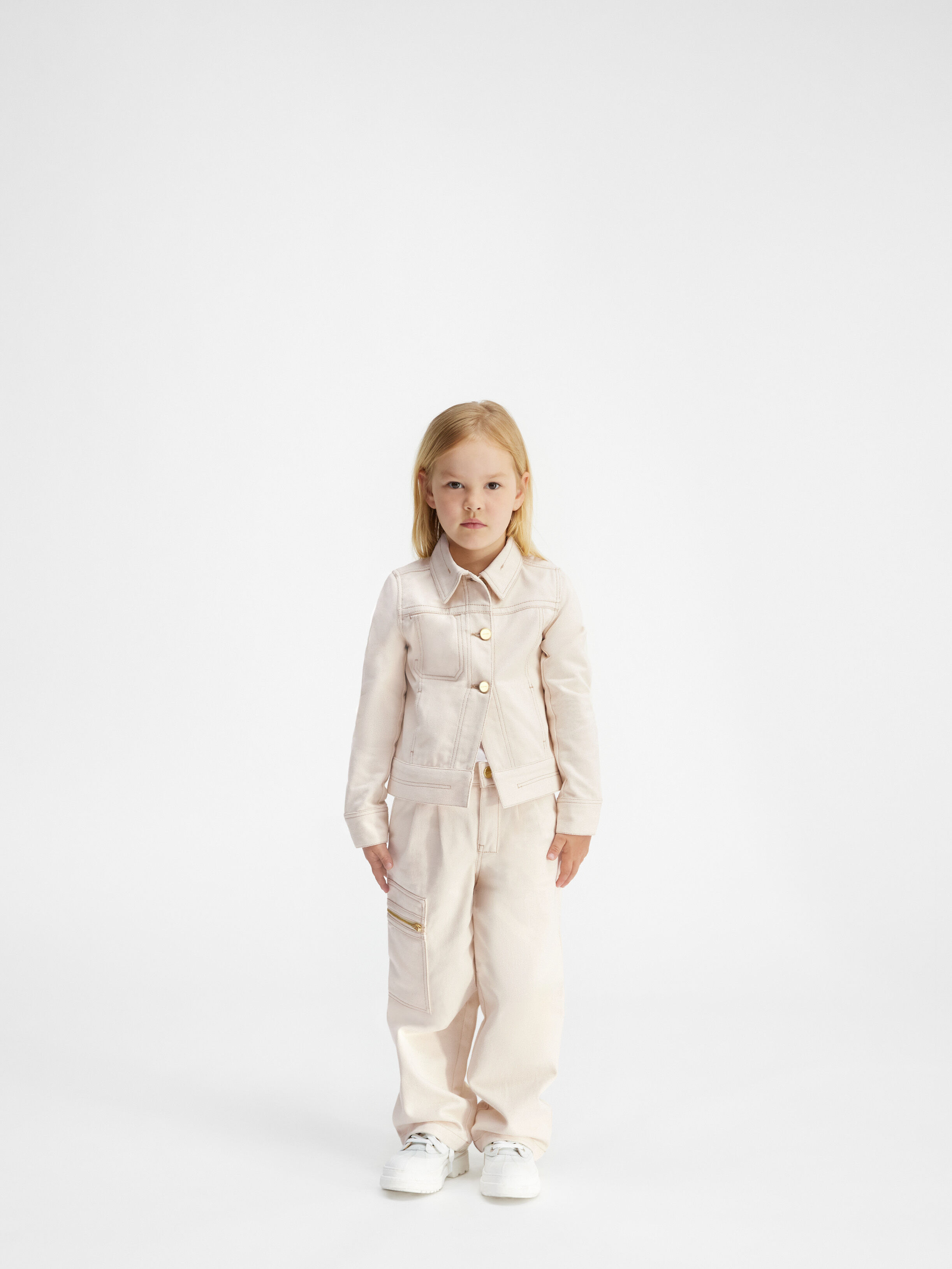 

Джинсовая куртка JACQUEMUS The kids' de-Nîmes denim jacket, белый