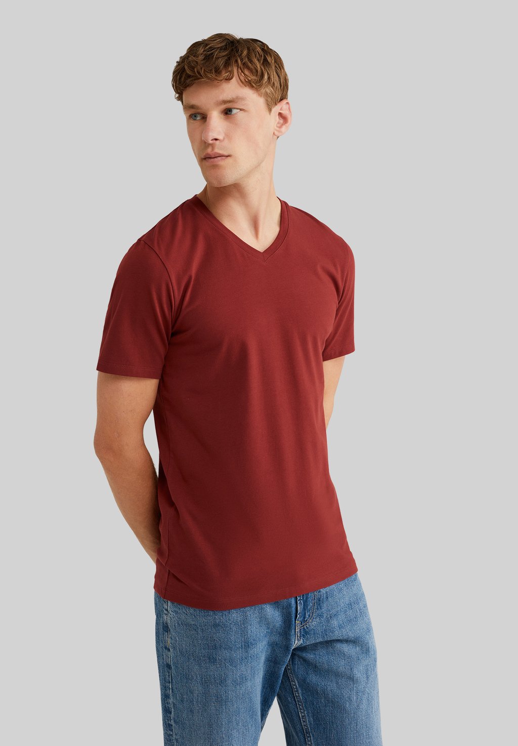 

Базовая футболка WE Fashion, цвет Rust Brown