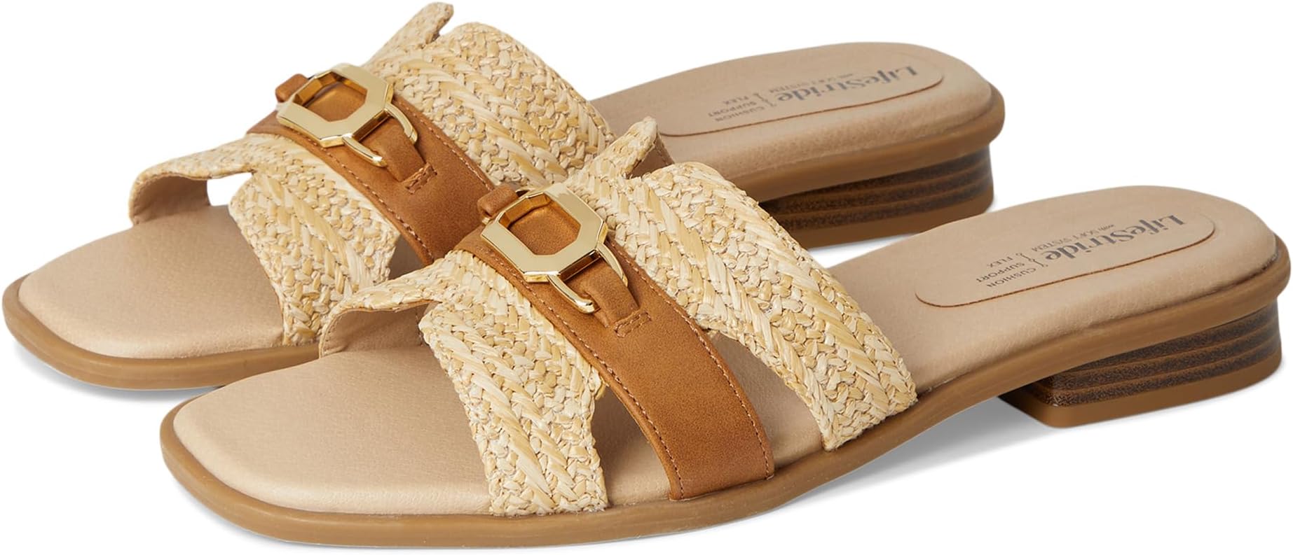 Сандалии LifeStride Royaltybit, цвет Natural Faux Leather