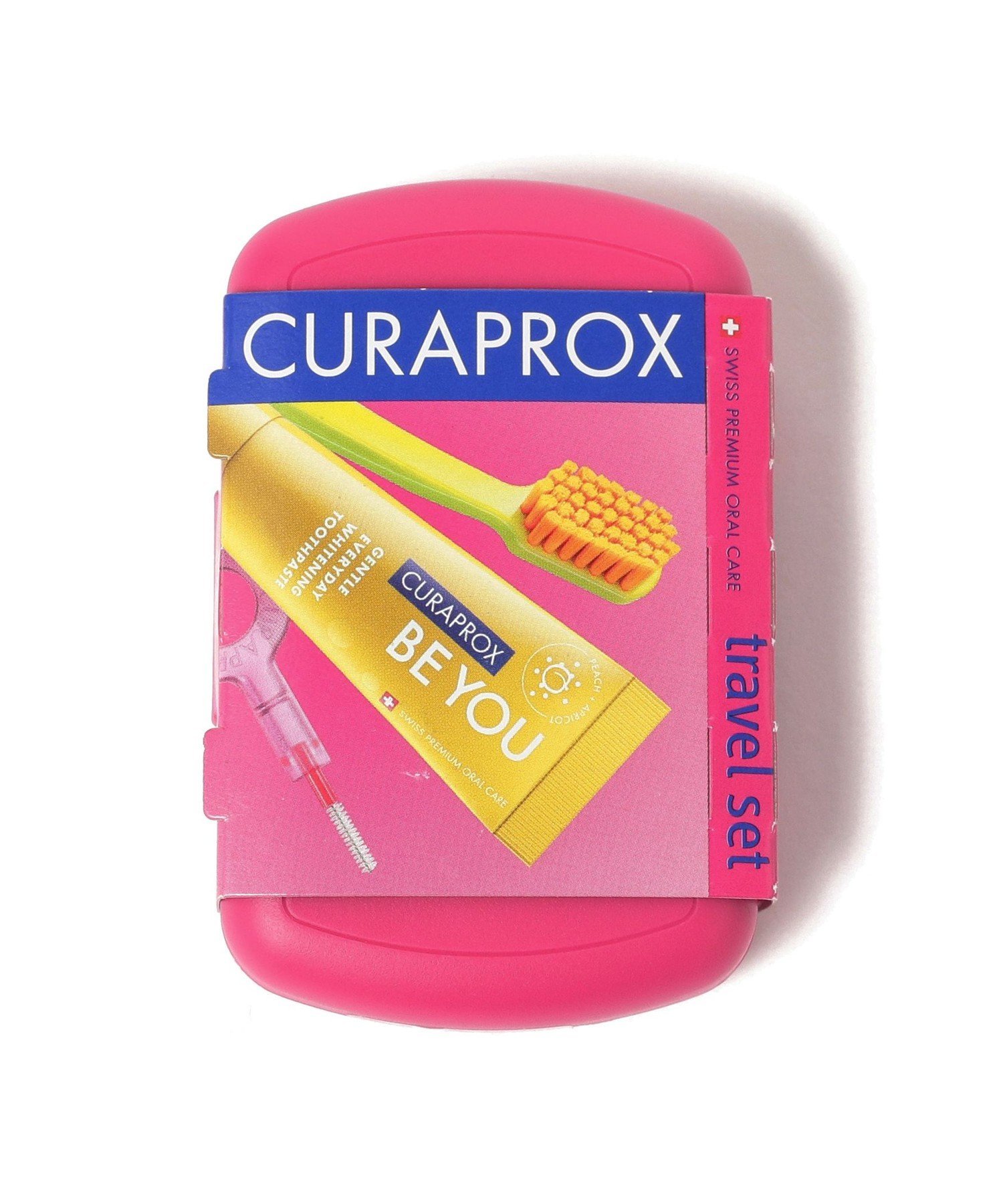 Набор для путешествий CURAPROX BE YOU с зубными щетками Bpr Beams, PEACH&APRICOT — фото 3