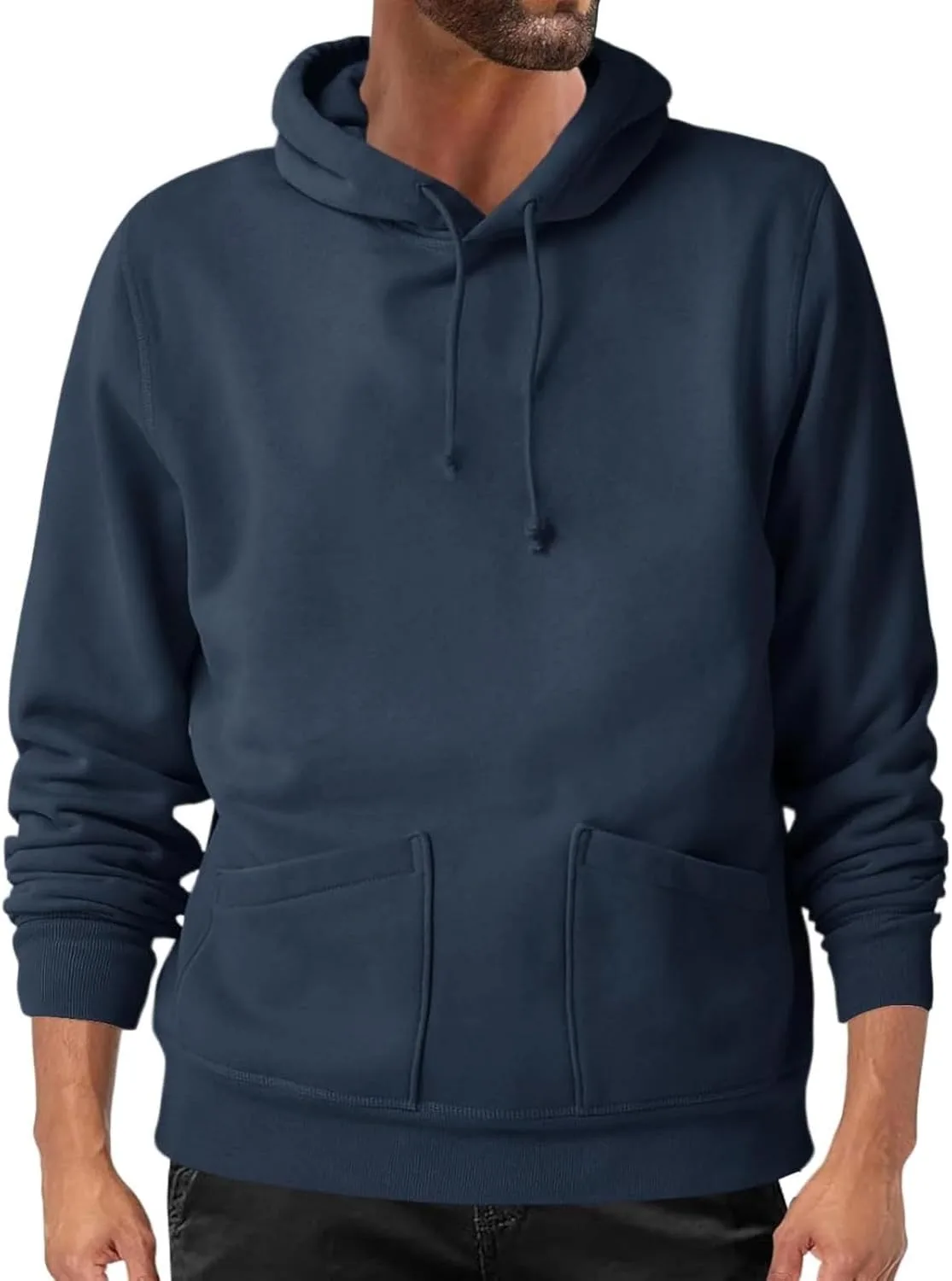 

Толстовка с капюшоном для мужчин, осенняя, больших размеров, легкая