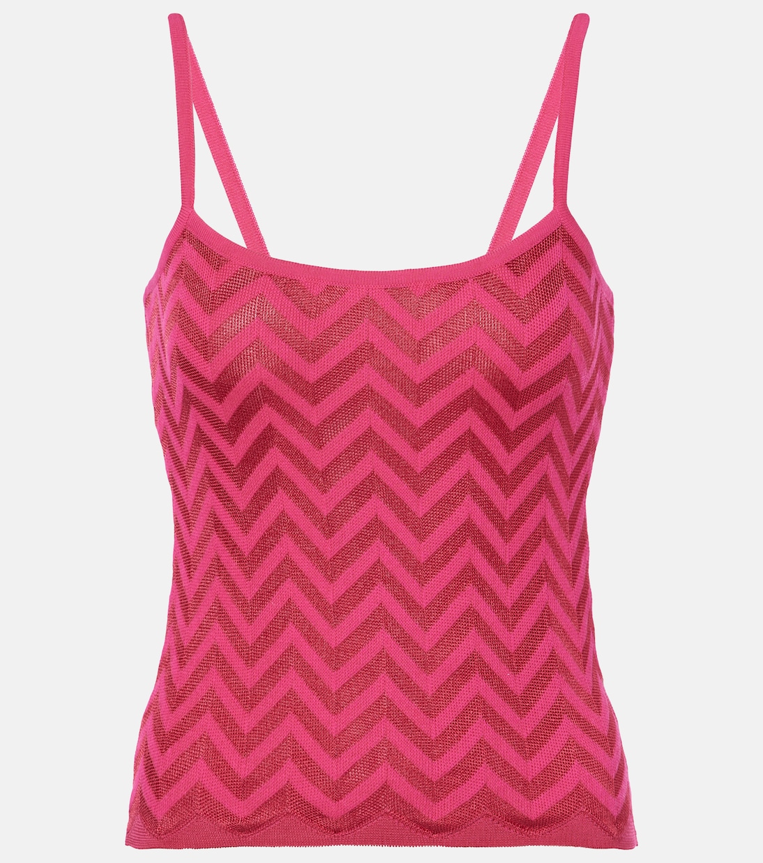 

Майка Zig Zag из хлопковой смеси Missoni, Magenta