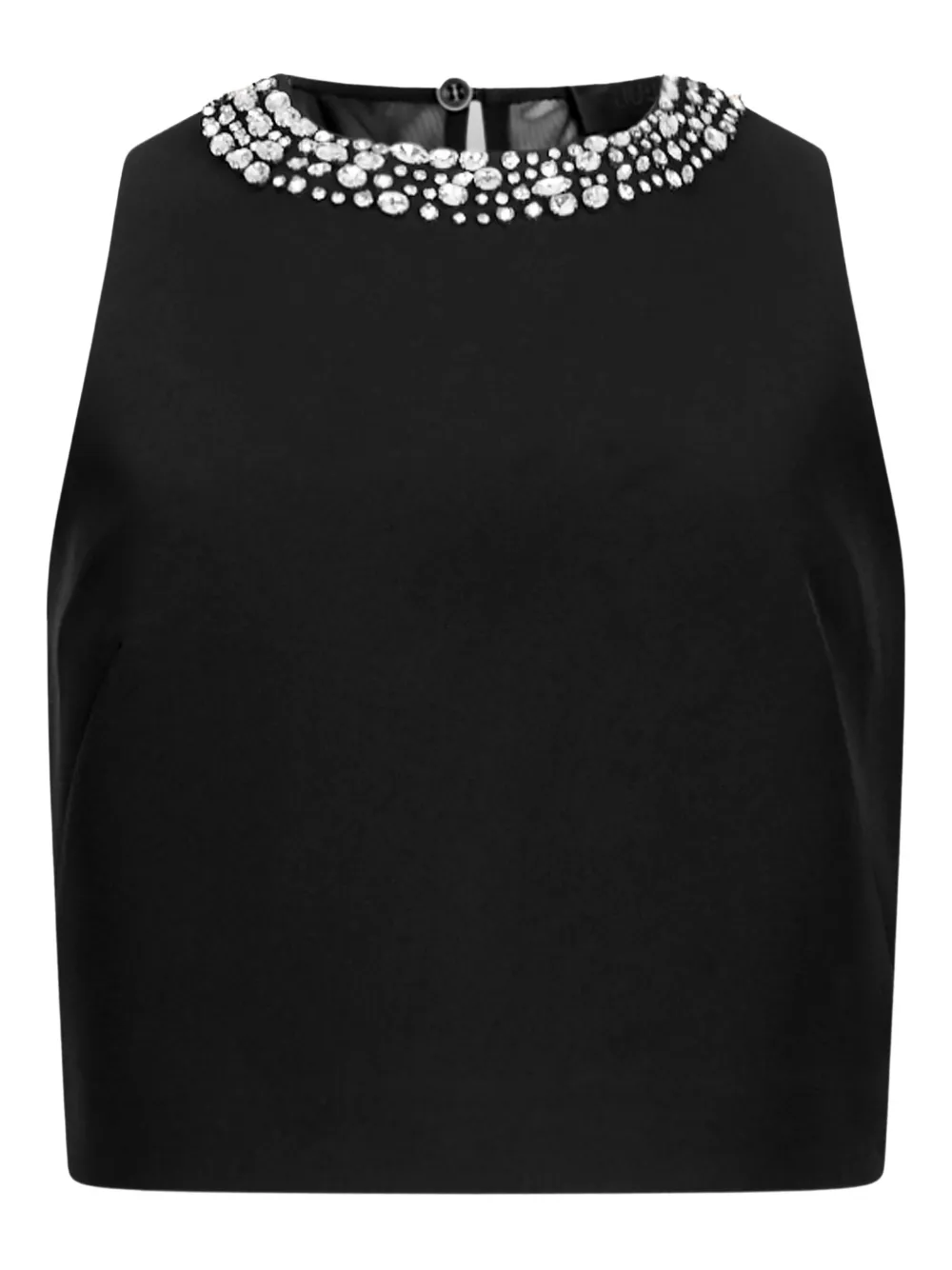 

Топ с драгоценными камнями LIU JO, черный