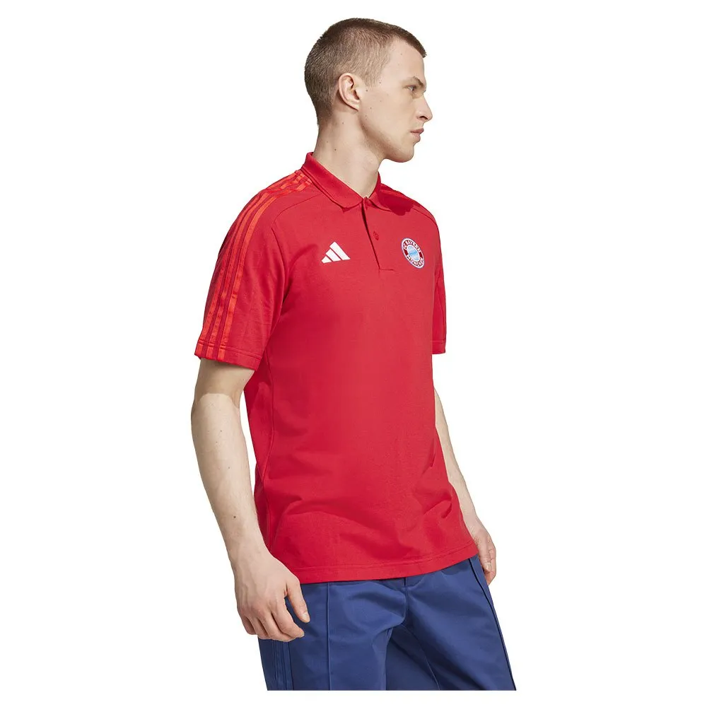 

Поло с коротким рукавом adidas FC Bayern Munich 24/25 DNA, красный