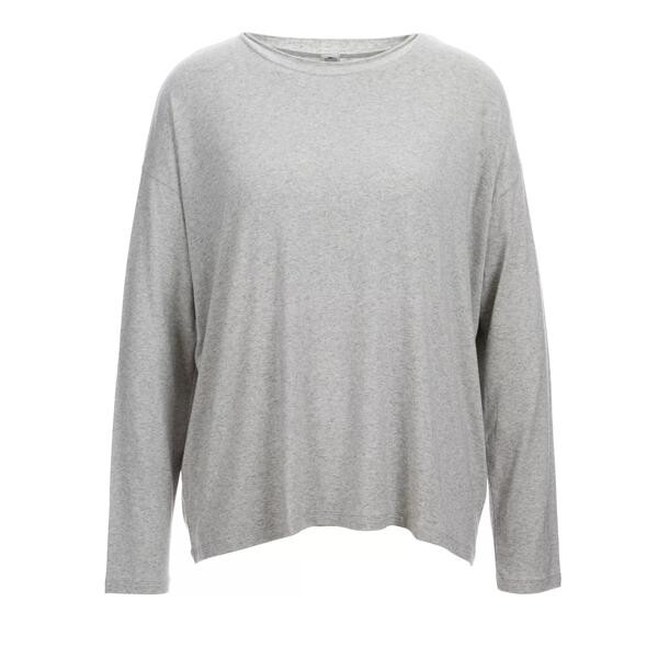 

Футболка crew neck langarm shirt 3 gris chine Universel, серый