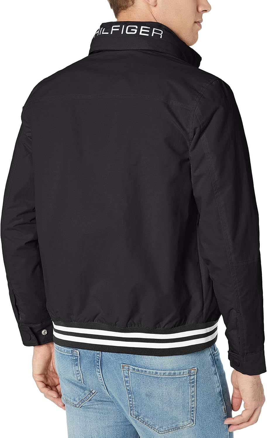 Легкая мужская водонепроницаемая куртка-бомбер Tommy Hilfiger Regatta, Dark Sable — фото 2