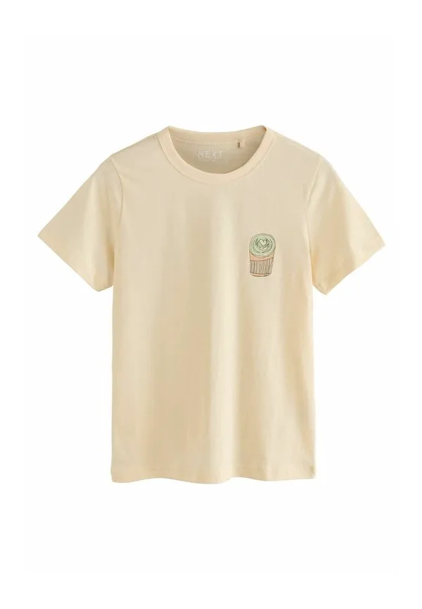 Простая футболка Next, Graphic Matcha Yellow