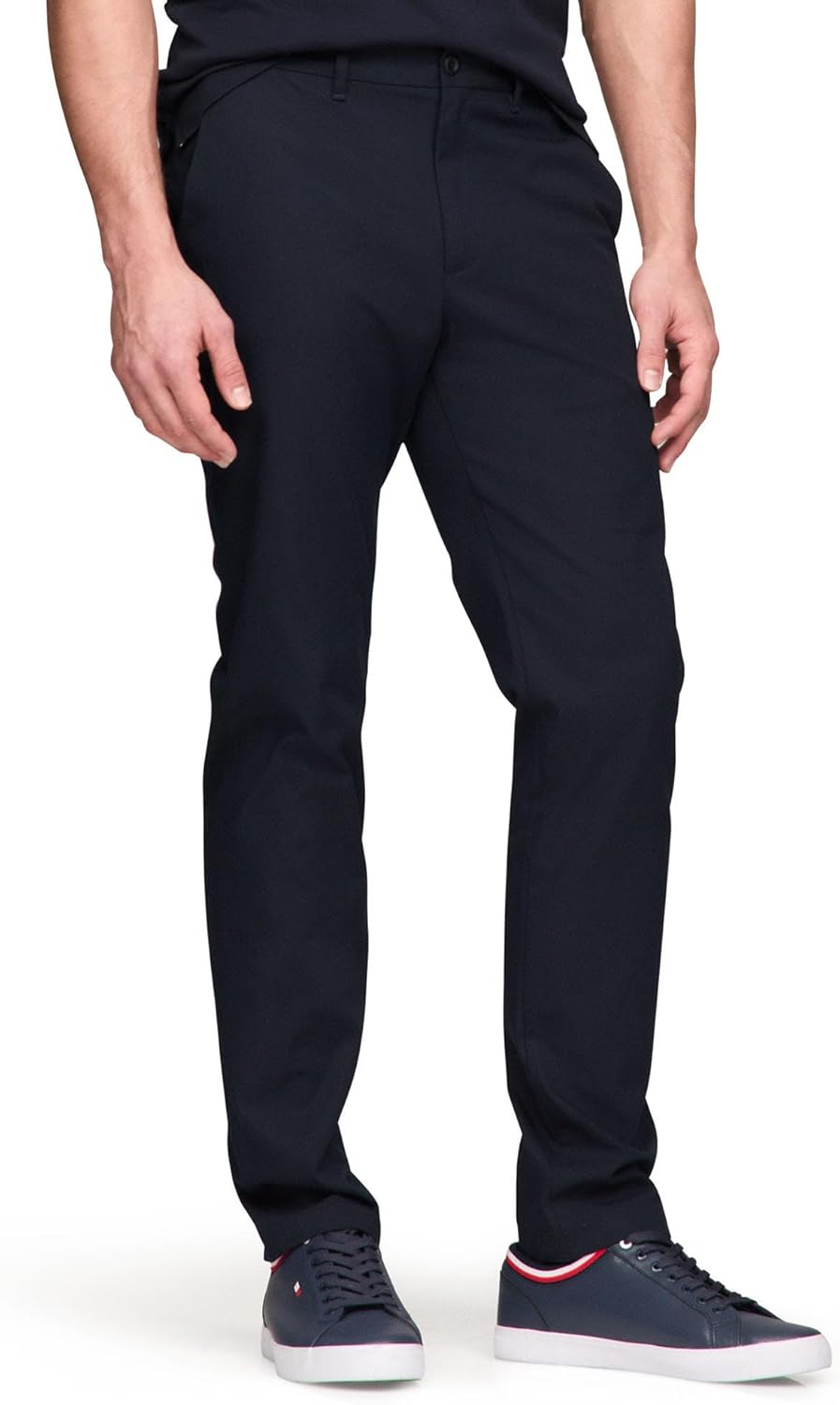 

Мужские повседневные брюки Tommy Hilfiger из влагоотводящей ткани, устойчивые к складкам, прямого кроя, Desert Sky 2