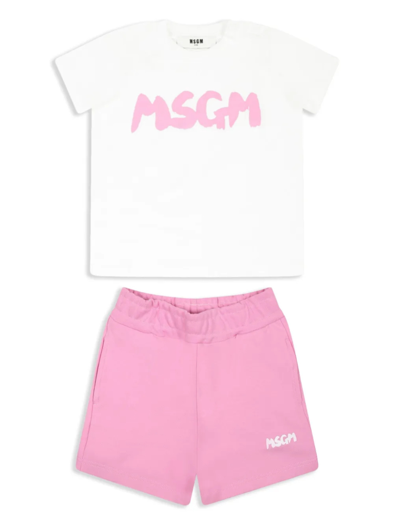 

Детские шорты с логотипом MSGM MSGM Kids, розовый