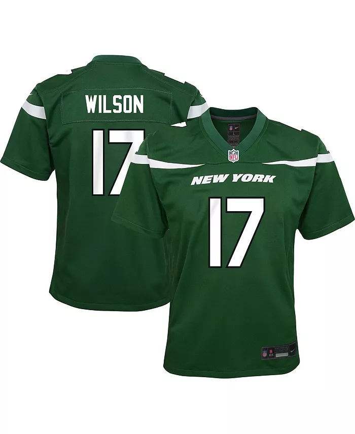 

Футболка игровая альтернативная New York Jets Big Boys Garrett Wilson Spotlight Nike, зеленый