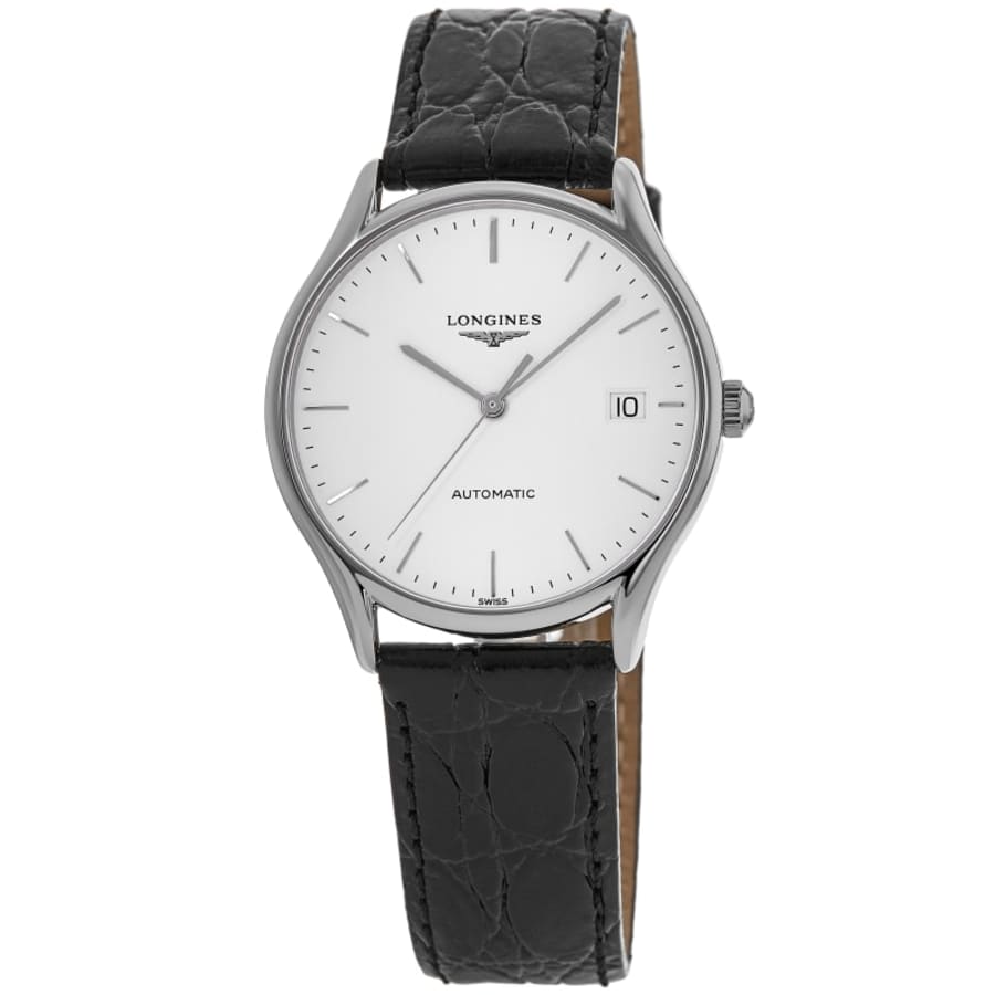 

Часы Longines Lyre Automatic с белым циферблатом и кожаным ремешком унисекс L4.860.4.12.2