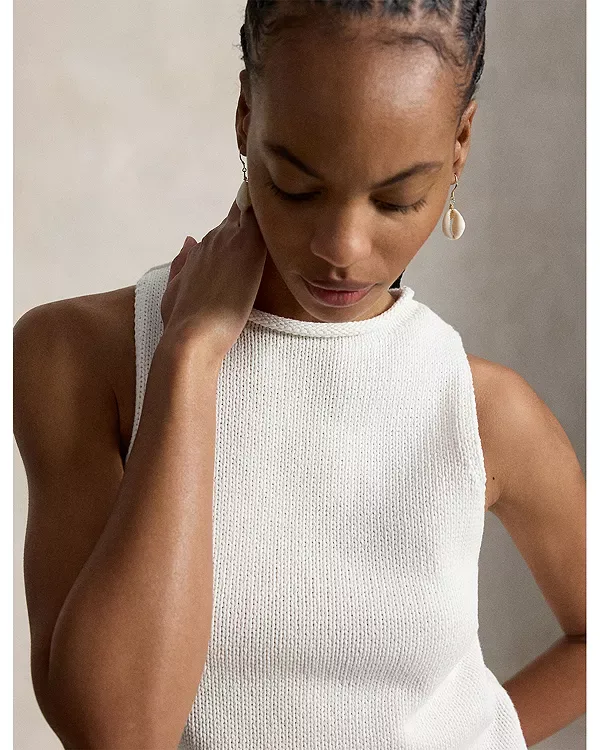 Топ-Майка без рукавов Ralph Lauren, White — фото 4