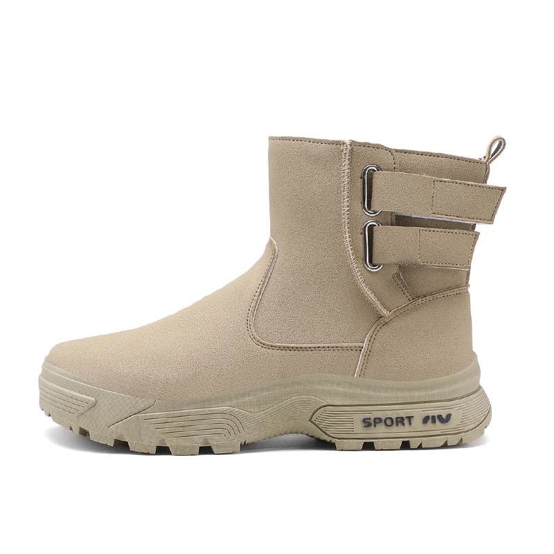 

Bull charm Тёплые короткие зимние ботинки мужские хаки, цвет Khaki