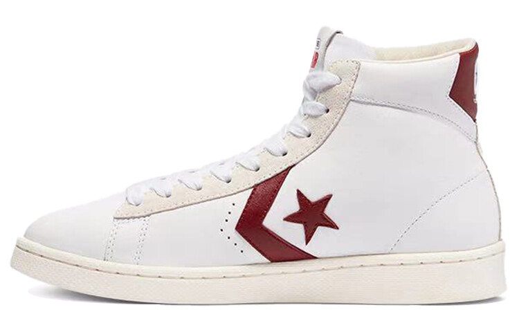 Кроссовки Converse Pro Leather High White Team Red