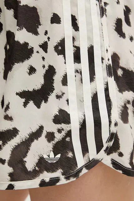 Шорты с узором Stn C Shorts Adidas Originals, коричневый — фото 4